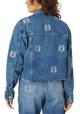 Giubbotto Tommy Jeans Denim per Donna