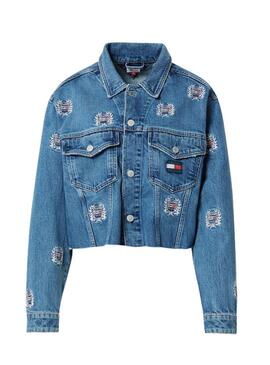 Giubbotto Tommy Jeans Denim per Donna