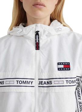 Giacca Tommy Jeans Chicago Bianco per Donna 