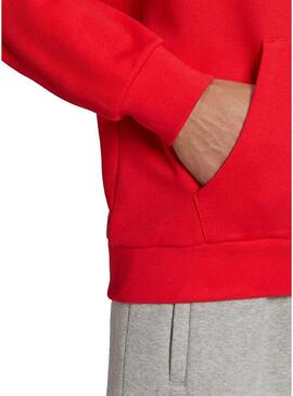 Felpa Adidas Trifoglio Rosso per Uomo