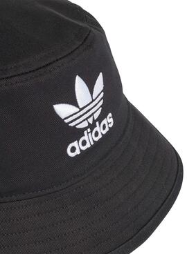 Cappello Adidas Bucket Logo Nero per Bambino e Bambina