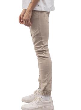 Pantaloni Klout Cargo Beige per Uomo