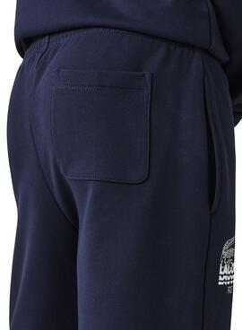 Pantaloni Tuta sportiva Lacoste XH3357 Blu Navy per Uomo
