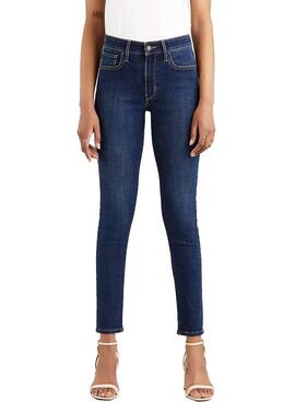 Jeans Levis 721 High Aumento Skinny Azul