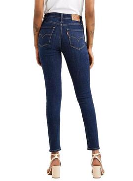 Jeans Levis 721 High Aumento Skinny Azul