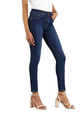 Jeans Levis 721 High Aumento Skinny Azul