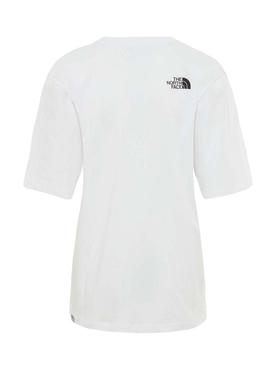 T-Shirt The North Face Relaxed Fine Bianco Donna