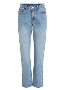 Jeans Vila Stray Blu per Donna