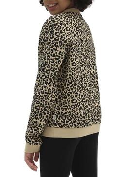 Felpa Vans Leopard Spot Crew per Bambina