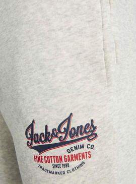 Pantaloni Tuta sportiva Jack & Jones Logo Bianco Bambino