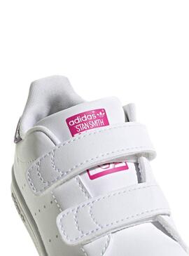Sneaker Adidas Stan Smith Bianco Mini Velcro