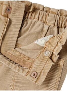 Pantaloni Name It Bella Beige per Bambina