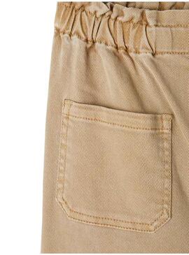 Pantaloni Name It Bella Beige per Bambina