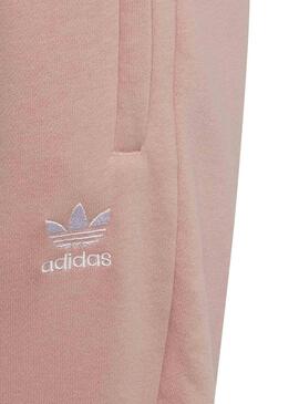 Pantaloni Tuta sportiva Adidas Adicolor Rosa per Bambina