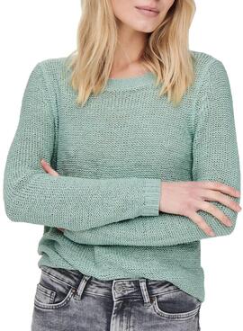 Pullover Only Geena Verde per Donna