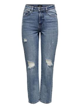 Jeans Only Fine Ciao Aumento Blu per Donna