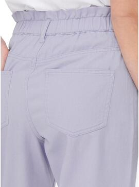 Pantaloni Only Ova Darsy Lila per Donna