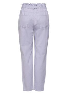 Pantaloni Only Ova Darsy Lila per Donna