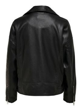 Giacca Only Bella Biker Ecopelle Nero Donna