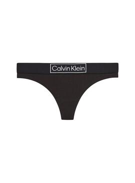 Tanga Calvin Klein Nero per Donna