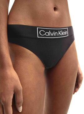 Tanga Calvin Klein Nero per Donna