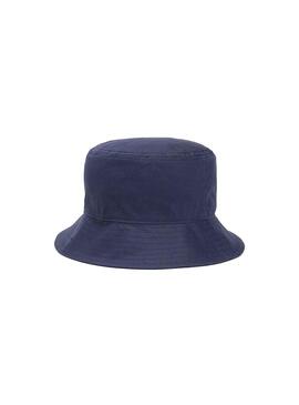 Cappello Tommy Jeans Sport Bucket Blu Navy per Uomo