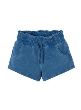 Short Mayoral Delavado Blu per Bambina