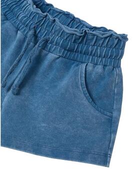 Short Mayoral Delavado Blu per Bambina