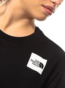 T-Shirt The North Face Relaxed Fine Nero Donna