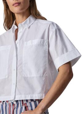 Camicia Pepe Jeans Miucha Bianco per Donna