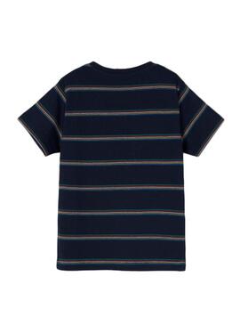 Set 2 T-Shirts Mayoral Bianco e Blu Navy per Bambino