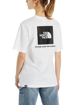 T-Shirt The North Face RB rilassato Bianco Donna