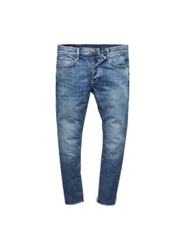Jeans G-Star 3301 Slim Faded Blu Uomo