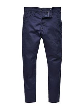 Pantaloni G-Star Bronson 2.0 Slim Blu Navy Uomo