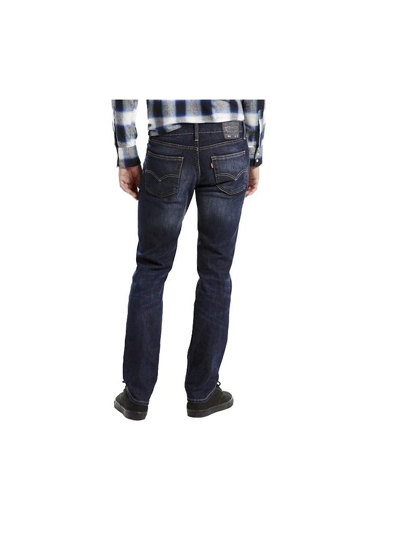 Pantaloni Jeans Levis 511 Slim Blu Oscuro per Uomo