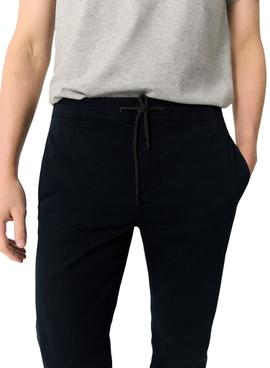 Pantaloni Ecoalf Ethica Blu Navy per Uomo