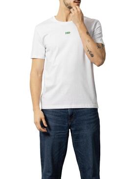 T-Shirt Klout Barcode Bianco per Uomo e Donna