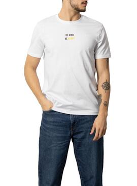 T-Shirt Klout Recycle Bianco per Uomo e Donna