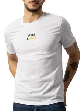 T-Shirt Klout Recycle Bianco per Uomo e Donna