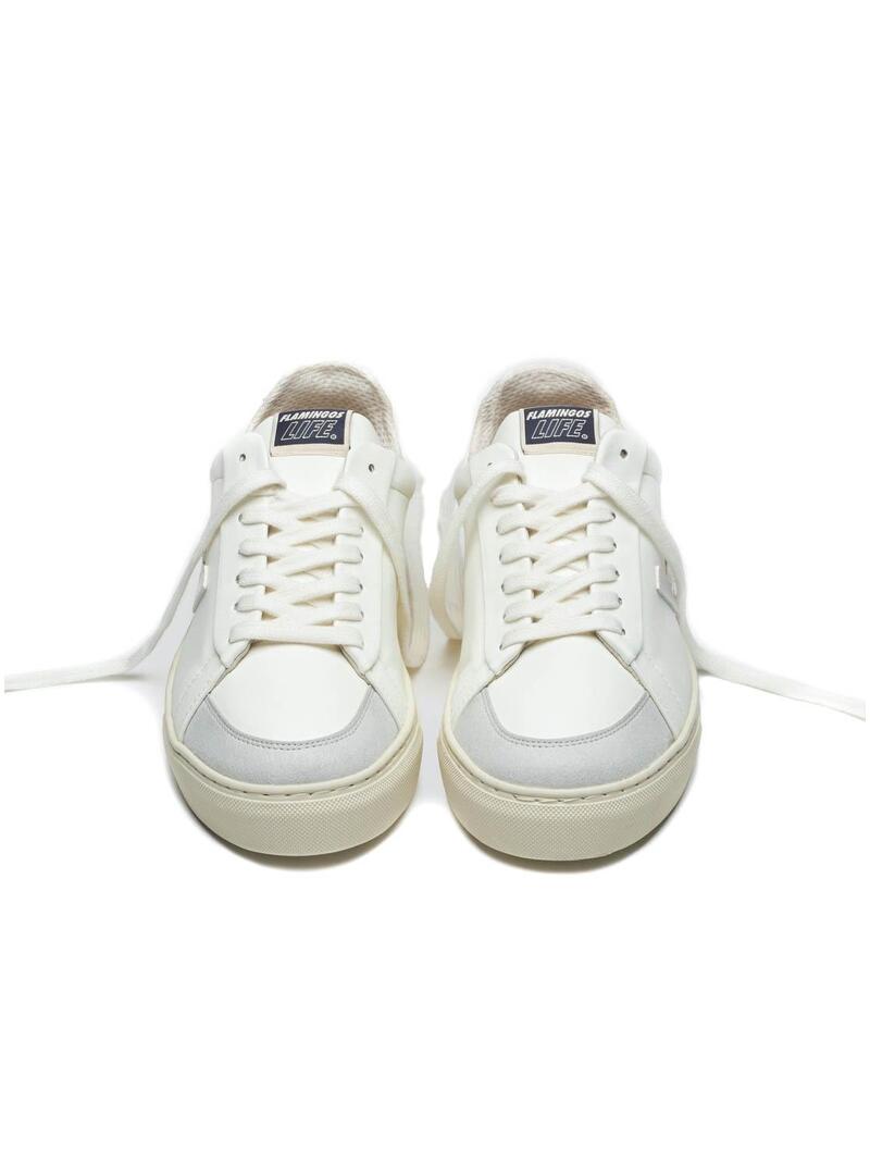 Sneaker Flamingos Life Classic Anni '70 bianco sporco