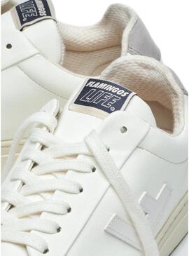 Sneaker Flamingos Life Classic Anni '70 bianco sporco