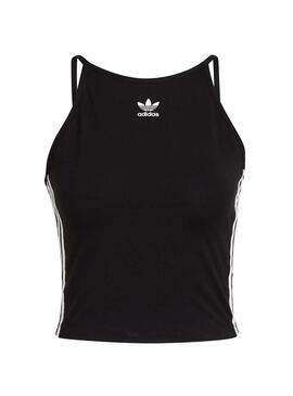 T-Shirt Adidas Adicolor Cinturini Nero Donna