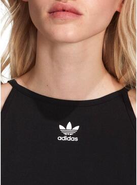 T-Shirt Adidas Adicolor Cinturini Nero Donna