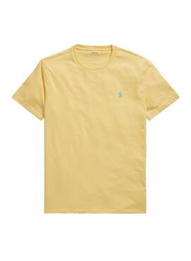 T-Shirt Polo Ralph Lauren Slim Giallo Uomo