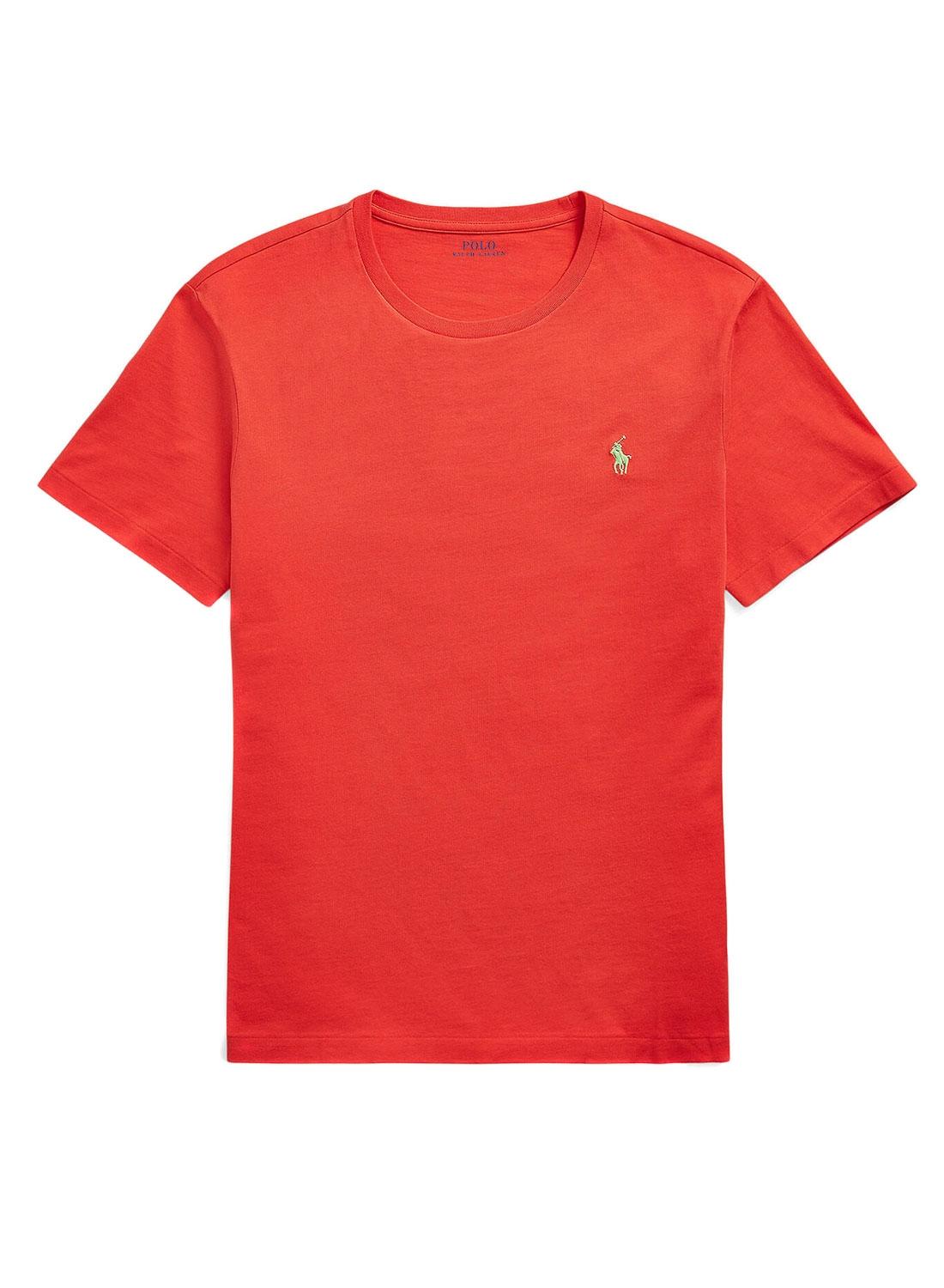 T Shirt Polo Ralph Lauren Slim Rosso per Uomo