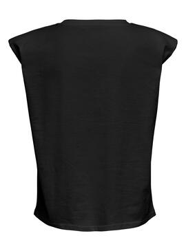 T-Shirt Only Amy Padded Nero per Donna