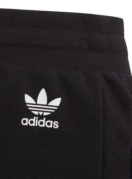 Bermuda Adidas Adicolor Trefoil Nero per Bambini