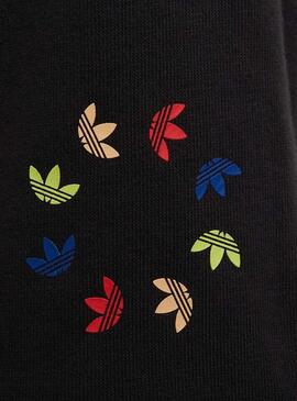 Bermuda Adidas Adicolor Trefoil Nero per Bambini