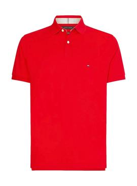 Polo Tommy Hilfiger 1985 Regolare Rosso per Uomo