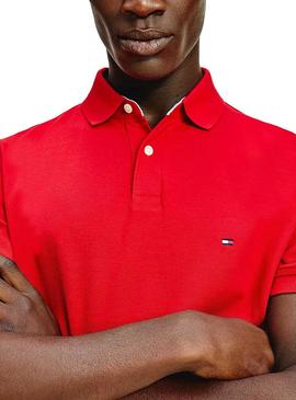 Polo Tommy Hilfiger 1985 Regolare Rosso per Uomo